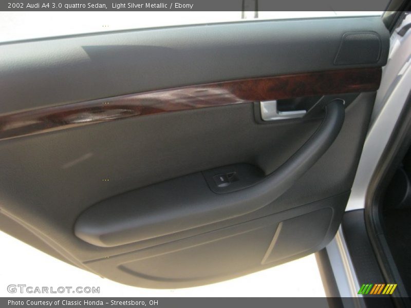Light Silver Metallic / Ebony 2002 Audi A4 3.0 quattro Sedan