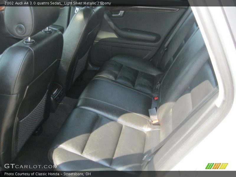 Rear Seat of 2002 A4 3.0 quattro Sedan