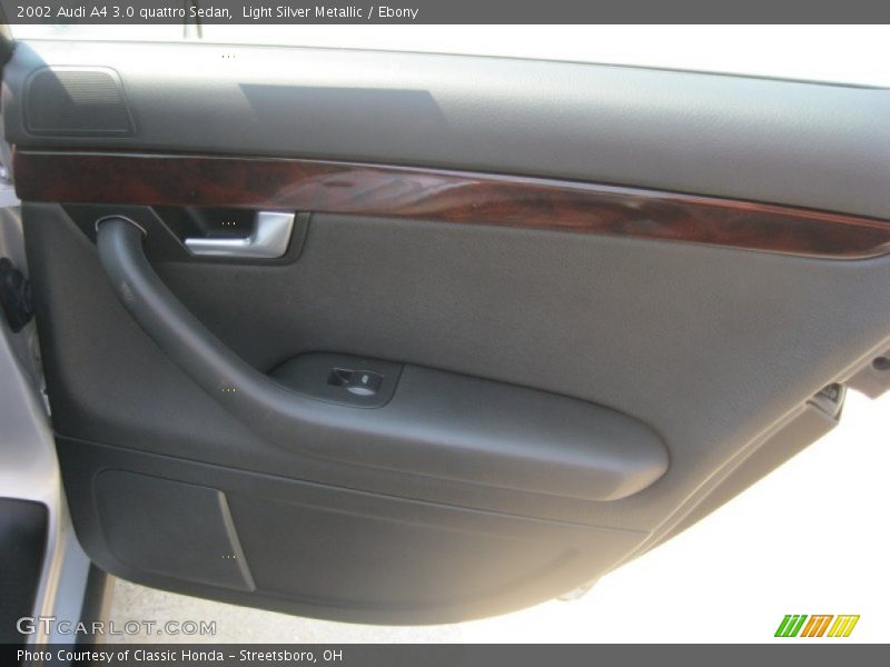 Light Silver Metallic / Ebony 2002 Audi A4 3.0 quattro Sedan