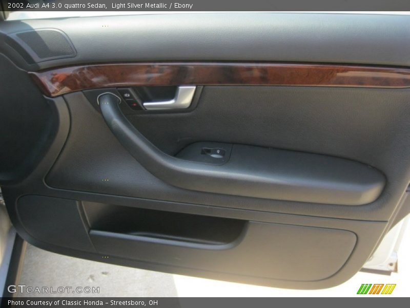 Light Silver Metallic / Ebony 2002 Audi A4 3.0 quattro Sedan