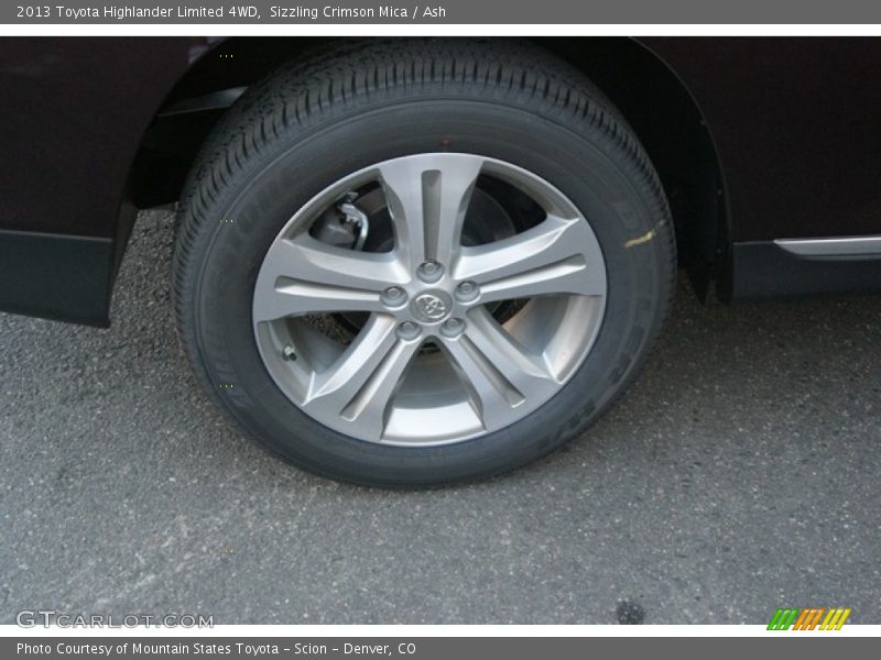 Sizzling Crimson Mica / Ash 2013 Toyota Highlander Limited 4WD