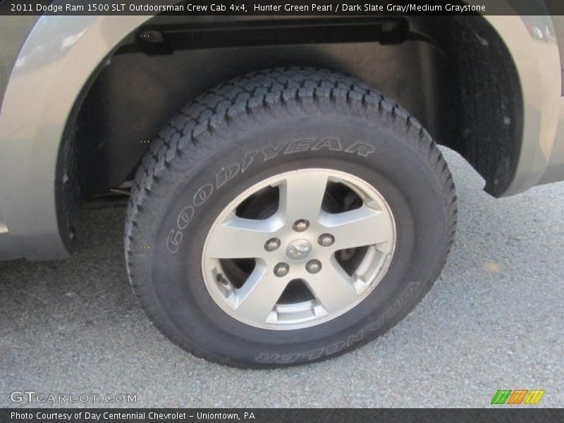 Hunter Green Pearl / Dark Slate Gray/Medium Graystone 2011 Dodge Ram 1500 SLT Outdoorsman Crew Cab 4x4
