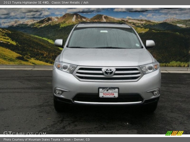 Classic Silver Metallic / Ash 2013 Toyota Highlander SE 4WD
