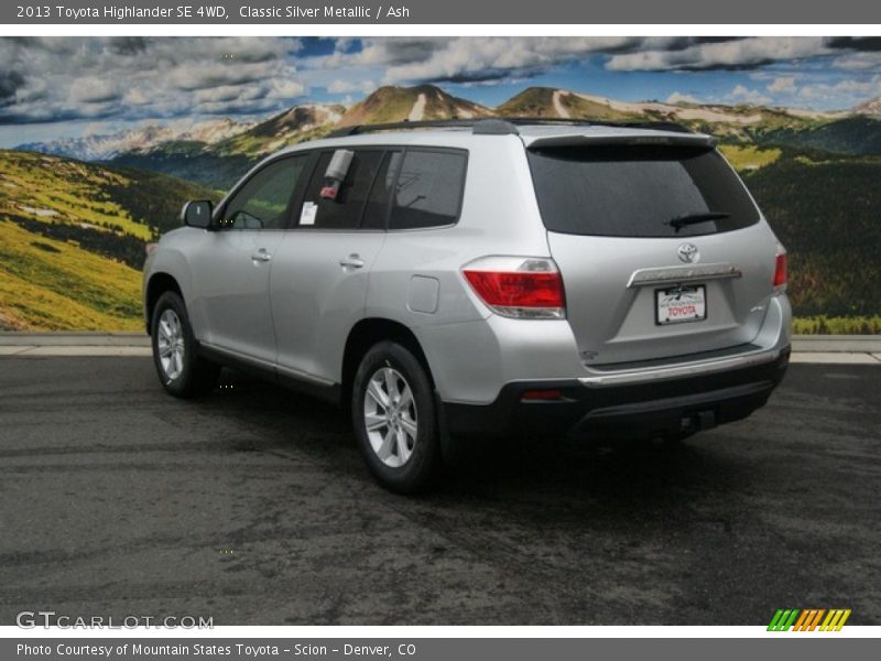 Classic Silver Metallic / Ash 2013 Toyota Highlander SE 4WD