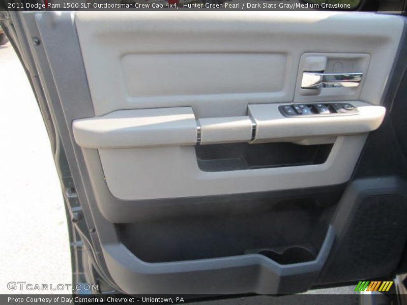 Hunter Green Pearl / Dark Slate Gray/Medium Graystone 2011 Dodge Ram 1500 SLT Outdoorsman Crew Cab 4x4