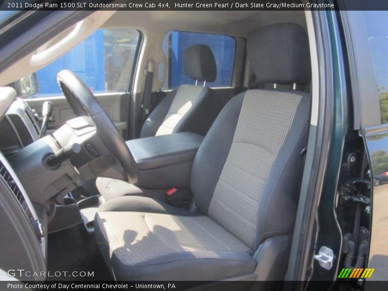 Hunter Green Pearl / Dark Slate Gray/Medium Graystone 2011 Dodge Ram 1500 SLT Outdoorsman Crew Cab 4x4