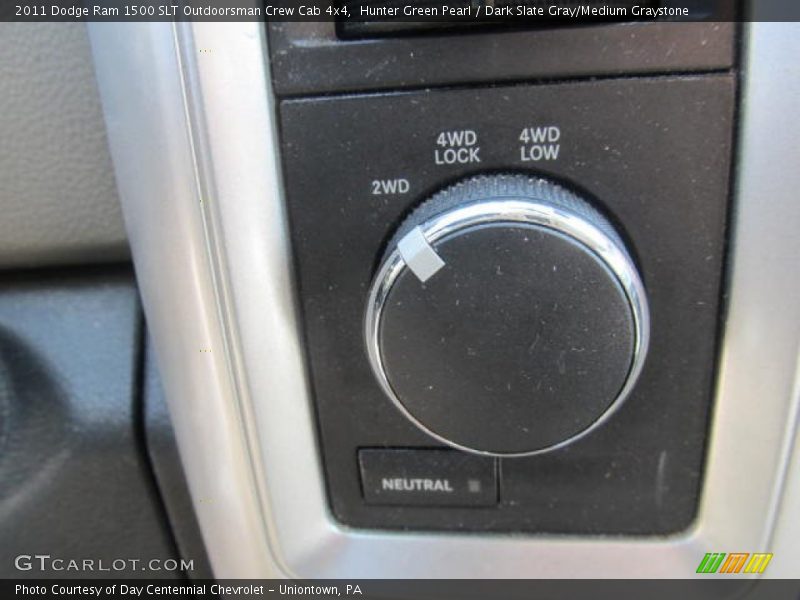 Hunter Green Pearl / Dark Slate Gray/Medium Graystone 2011 Dodge Ram 1500 SLT Outdoorsman Crew Cab 4x4