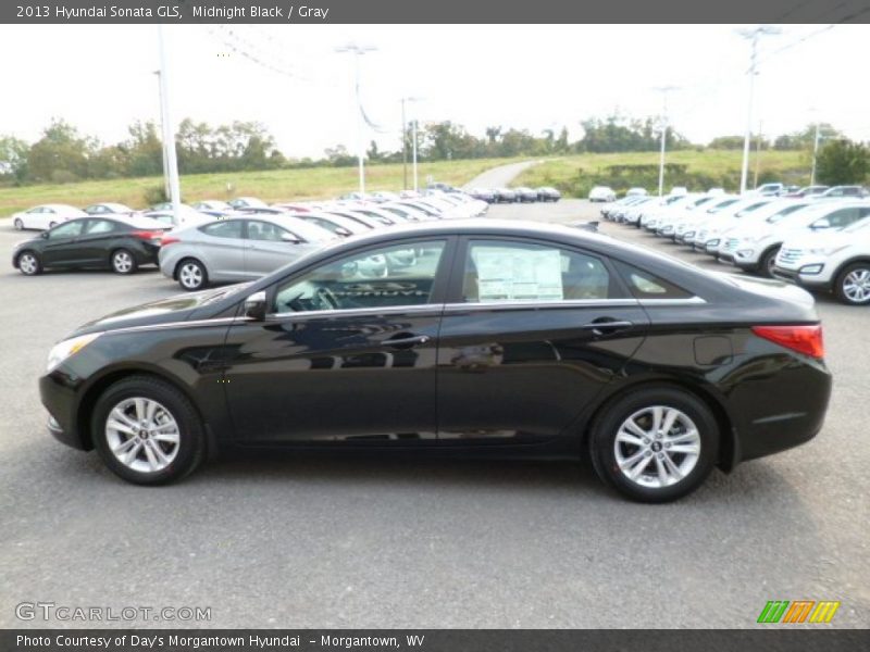 Midnight Black / Gray 2013 Hyundai Sonata GLS