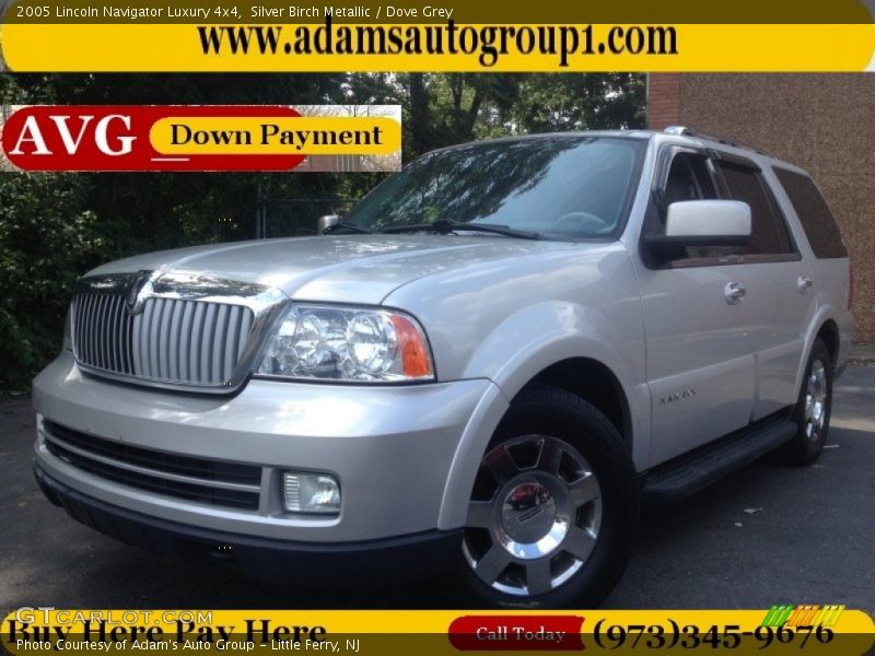 Silver Birch Metallic / Dove Grey 2005 Lincoln Navigator Luxury 4x4