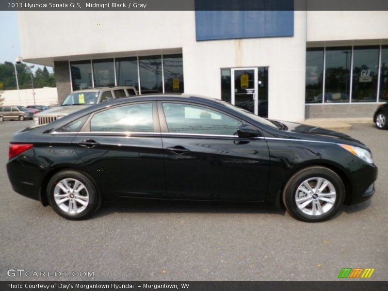 Midnight Black / Gray 2013 Hyundai Sonata GLS