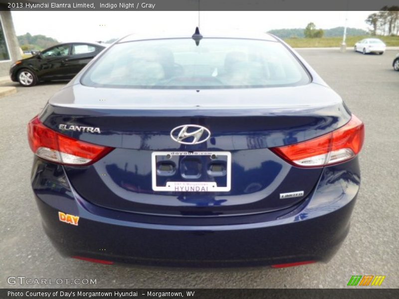 Indigo Night / Gray 2013 Hyundai Elantra Limited