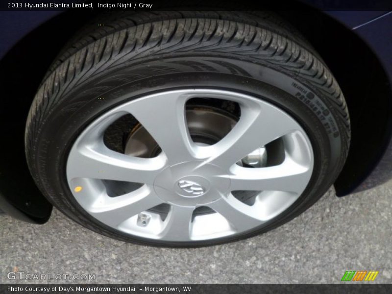 Indigo Night / Gray 2013 Hyundai Elantra Limited
