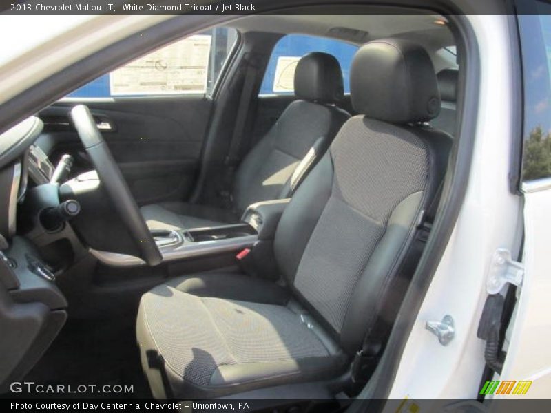 White Diamond Tricoat / Jet Black 2013 Chevrolet Malibu LT