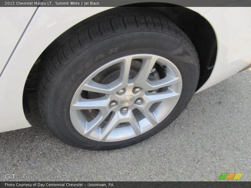 Summit White / Jet Black 2013 Chevrolet Malibu LT