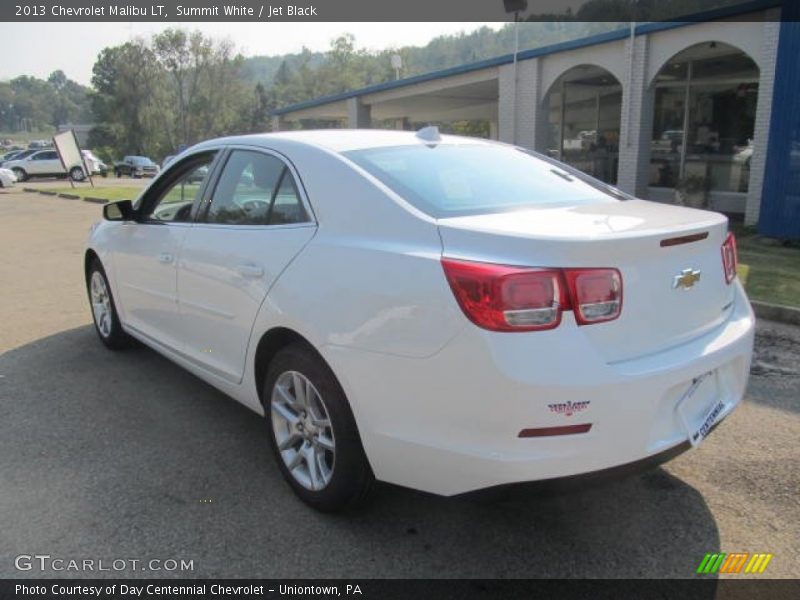 Summit White / Jet Black 2013 Chevrolet Malibu LT