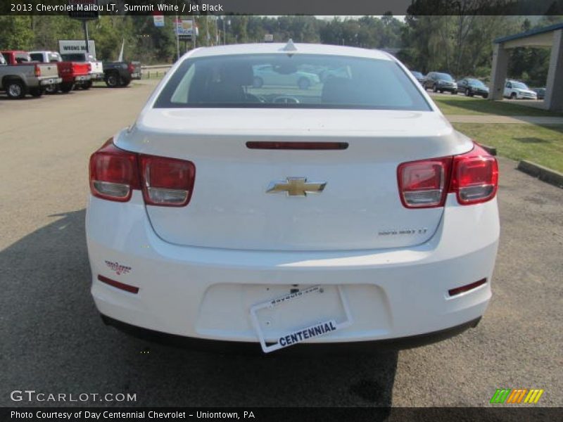 Summit White / Jet Black 2013 Chevrolet Malibu LT