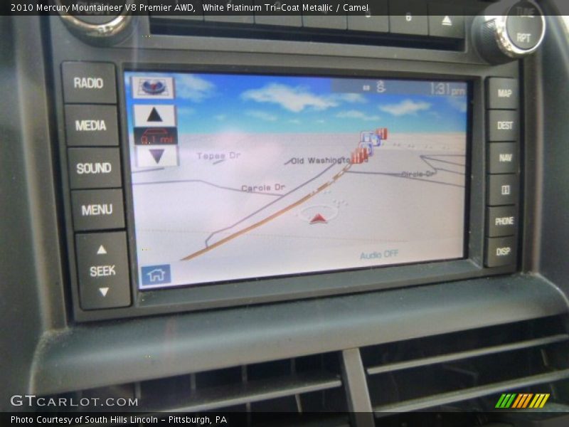 Navigation of 2010 Mountaineer V8 Premier AWD