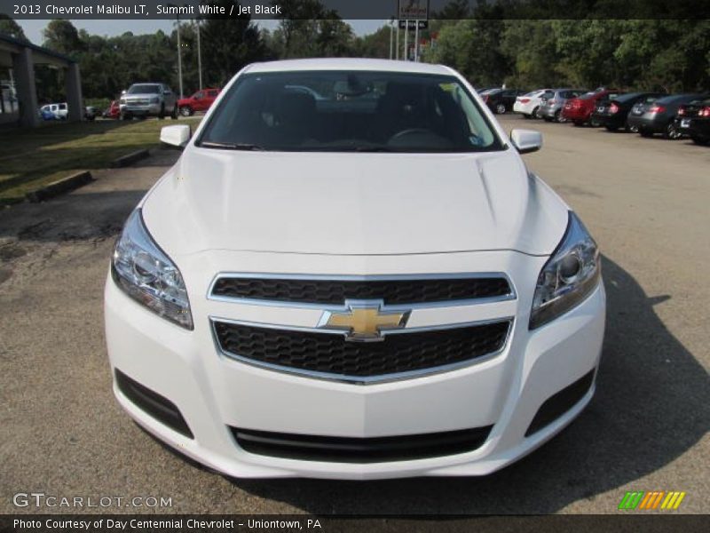 Summit White / Jet Black 2013 Chevrolet Malibu LT