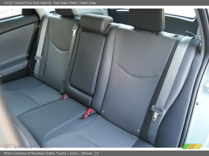 Sea Glass Pearl / Dark Gray 2013 Toyota Prius Four Hybrid