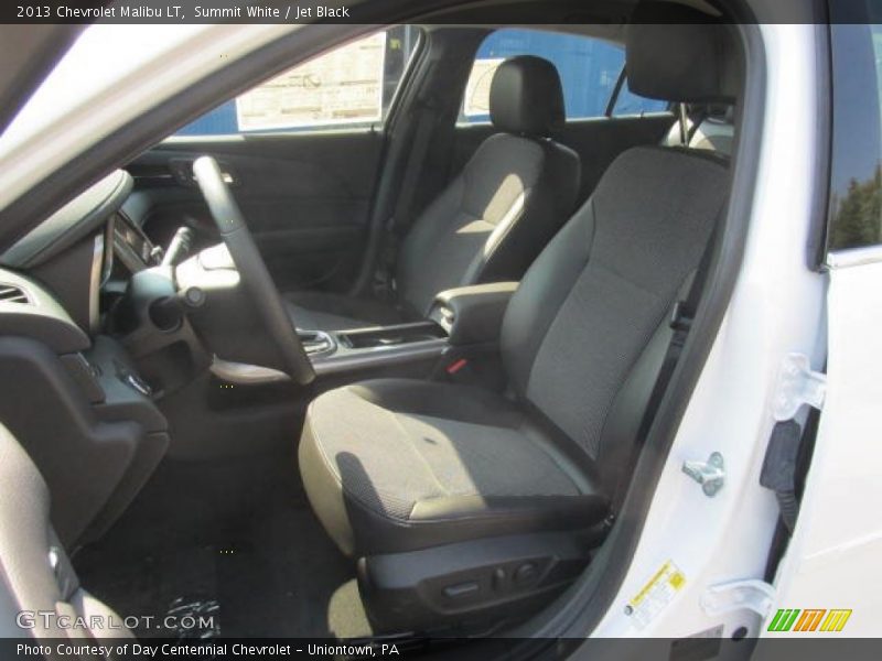 Summit White / Jet Black 2013 Chevrolet Malibu LT