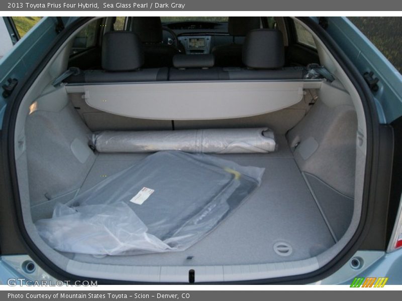 Sea Glass Pearl / Dark Gray 2013 Toyota Prius Four Hybrid