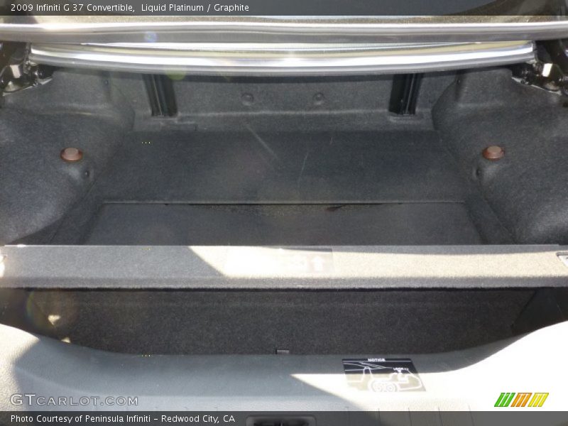 Liquid Platinum / Graphite 2009 Infiniti G 37 Convertible