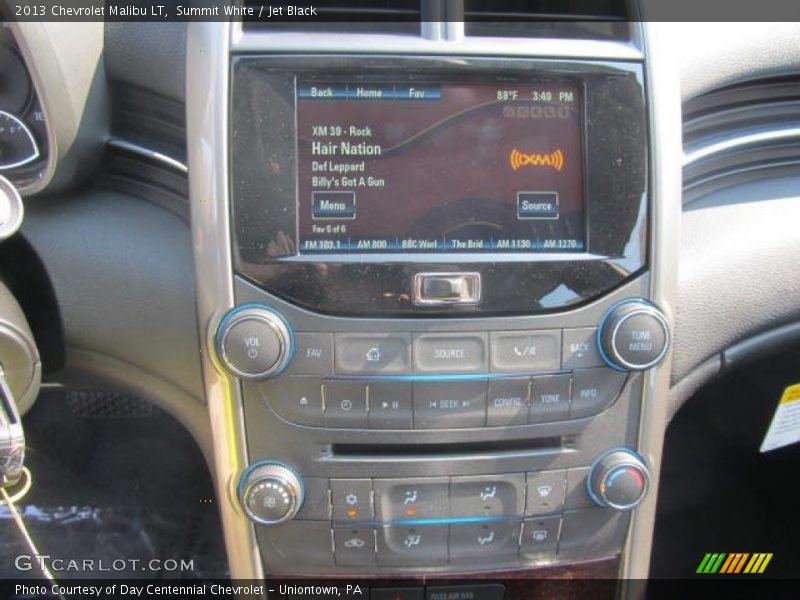 Summit White / Jet Black 2013 Chevrolet Malibu LT