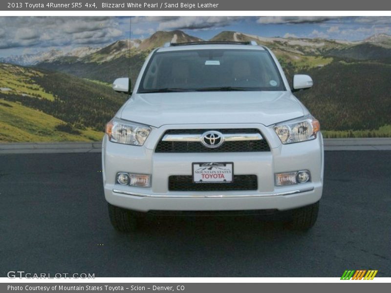 Blizzard White Pearl / Sand Beige Leather 2013 Toyota 4Runner SR5 4x4