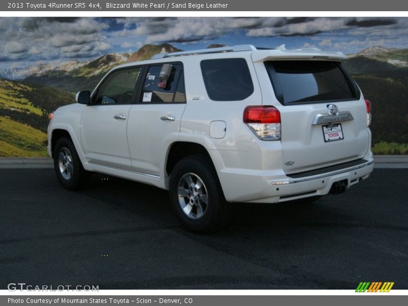 Blizzard White Pearl / Sand Beige Leather 2013 Toyota 4Runner SR5 4x4