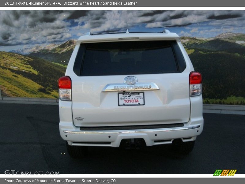 Blizzard White Pearl / Sand Beige Leather 2013 Toyota 4Runner SR5 4x4