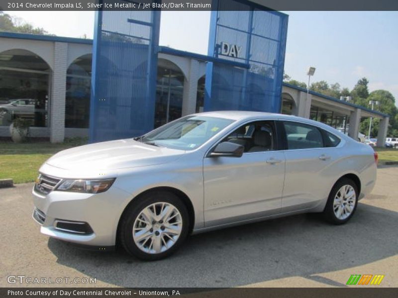 Silver Ice Metallic / Jet Black/Dark Titanium 2014 Chevrolet Impala LS