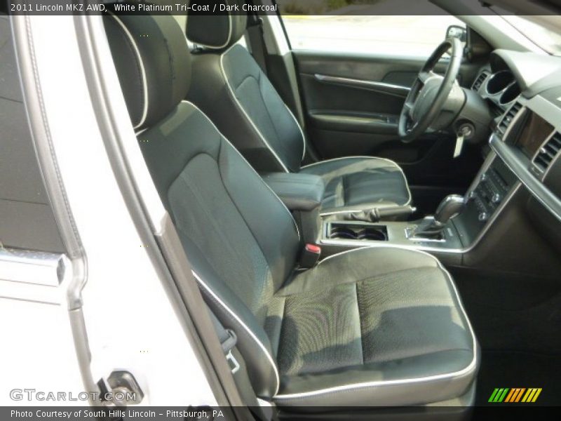 White Platinum Tri-Coat / Dark Charcoal 2011 Lincoln MKZ AWD