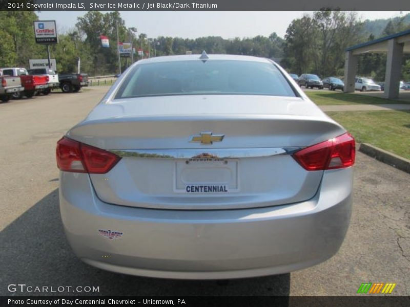 Silver Ice Metallic / Jet Black/Dark Titanium 2014 Chevrolet Impala LS