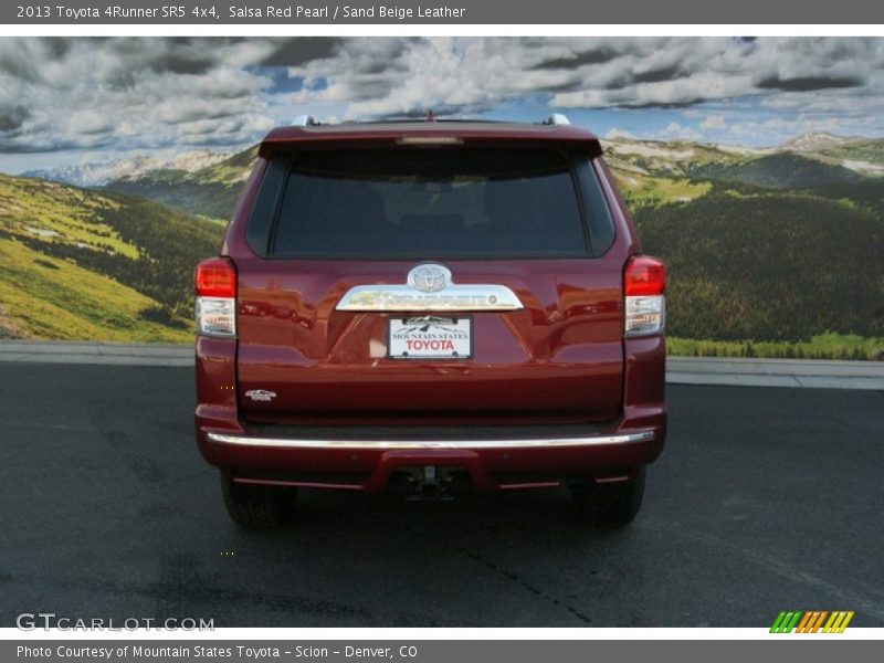 Salsa Red Pearl / Sand Beige Leather 2013 Toyota 4Runner SR5 4x4