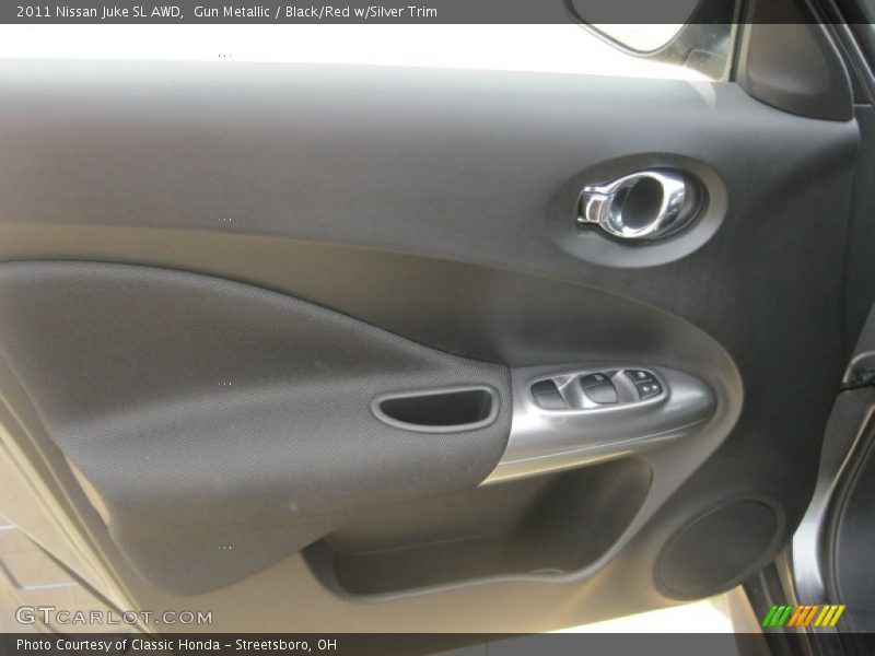 Gun Metallic / Black/Red w/Silver Trim 2011 Nissan Juke SL AWD