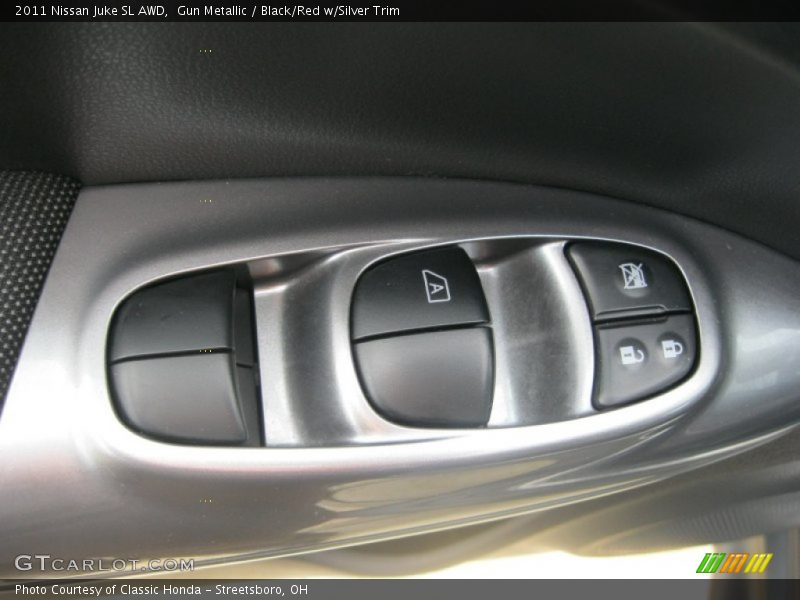 Gun Metallic / Black/Red w/Silver Trim 2011 Nissan Juke SL AWD