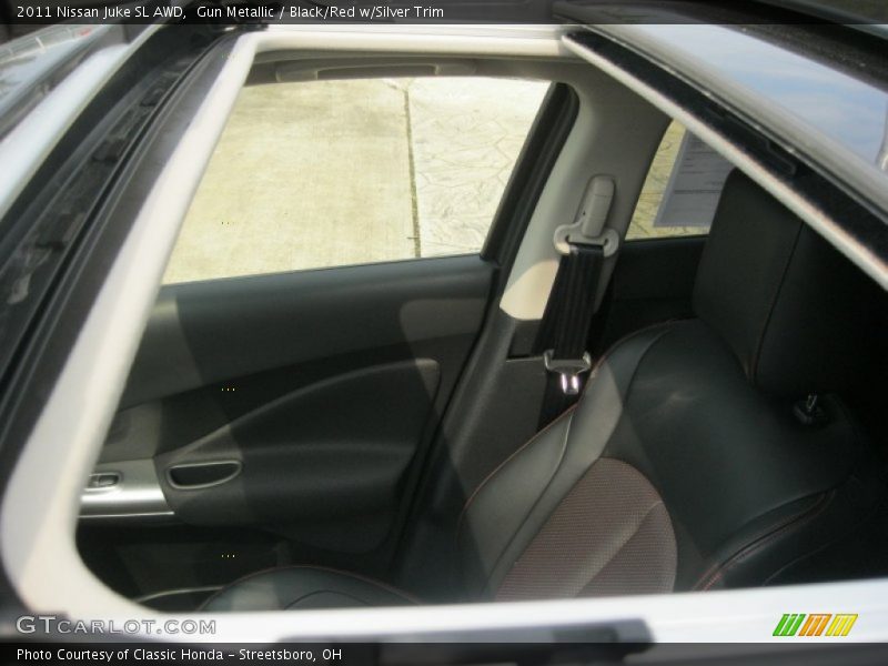Gun Metallic / Black/Red w/Silver Trim 2011 Nissan Juke SL AWD
