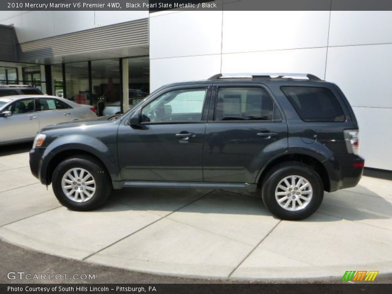 Black Pearl Slate Metallic / Black 2010 Mercury Mariner V6 Premier 4WD