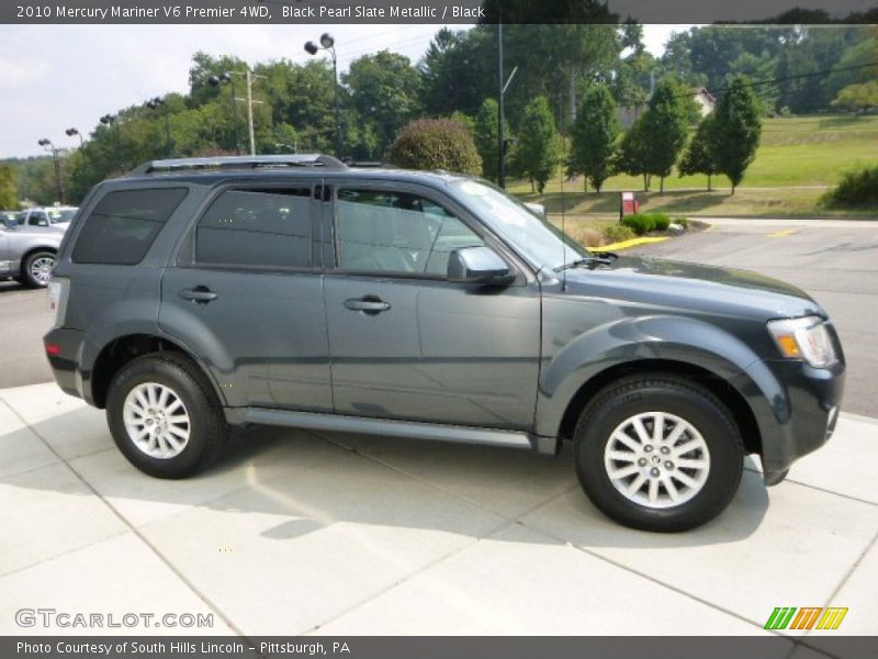 Black Pearl Slate Metallic / Black 2010 Mercury Mariner V6 Premier 4WD