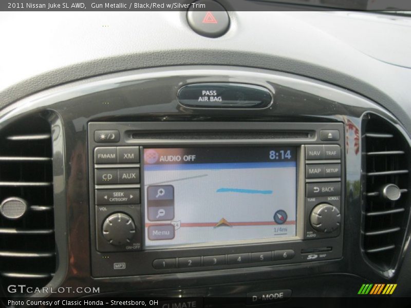 Gun Metallic / Black/Red w/Silver Trim 2011 Nissan Juke SL AWD