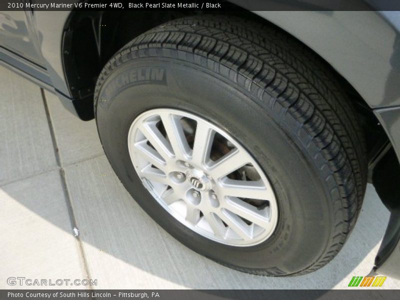 Black Pearl Slate Metallic / Black 2010 Mercury Mariner V6 Premier 4WD