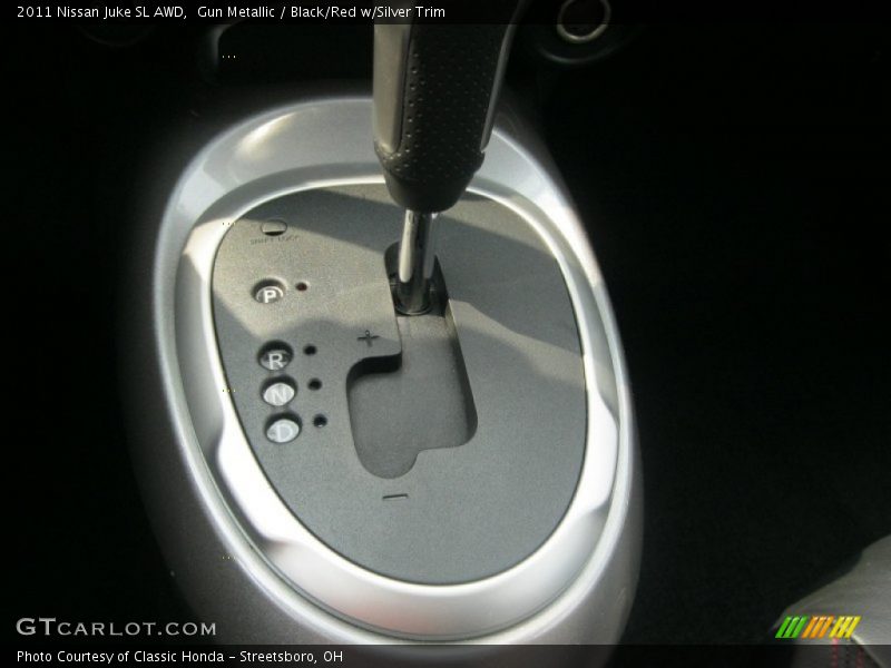 Gun Metallic / Black/Red w/Silver Trim 2011 Nissan Juke SL AWD