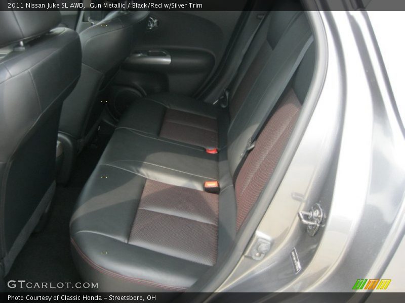 Gun Metallic / Black/Red w/Silver Trim 2011 Nissan Juke SL AWD