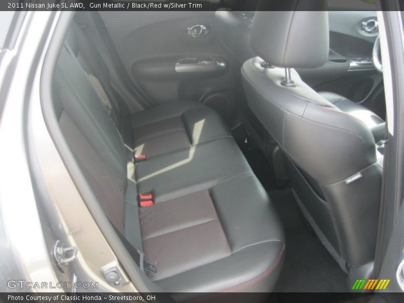 Gun Metallic / Black/Red w/Silver Trim 2011 Nissan Juke SL AWD