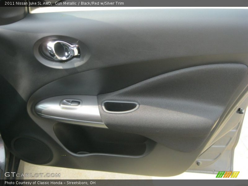 Gun Metallic / Black/Red w/Silver Trim 2011 Nissan Juke SL AWD