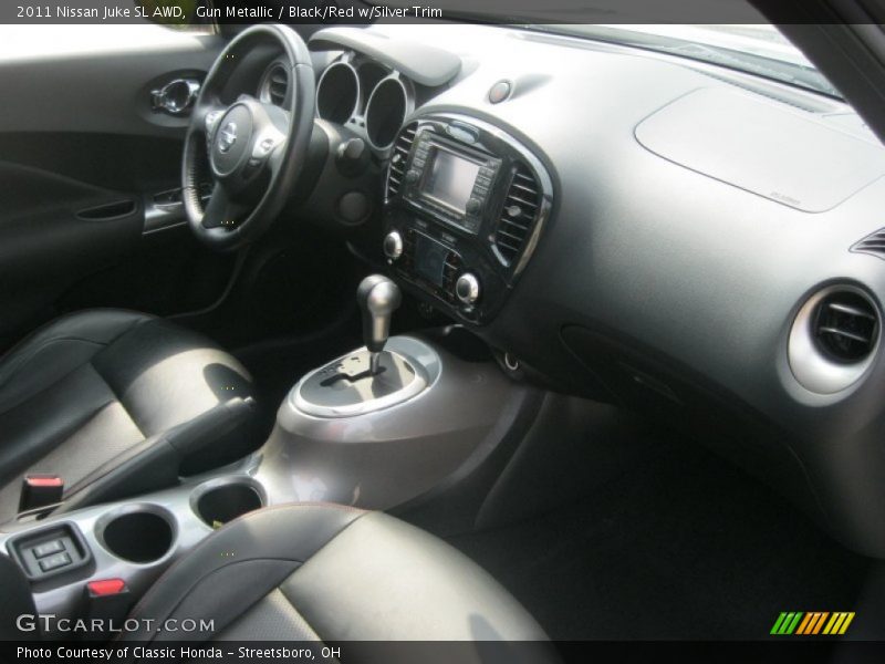 Gun Metallic / Black/Red w/Silver Trim 2011 Nissan Juke SL AWD