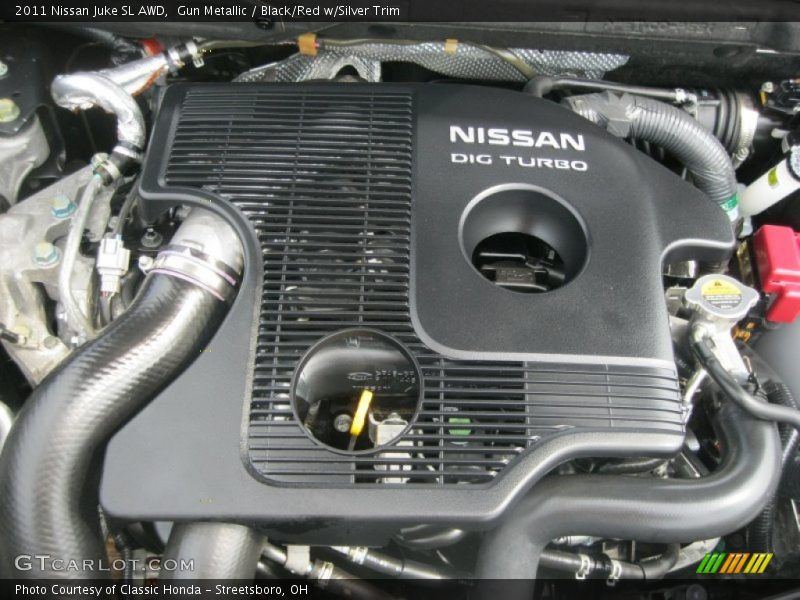 Gun Metallic / Black/Red w/Silver Trim 2011 Nissan Juke SL AWD