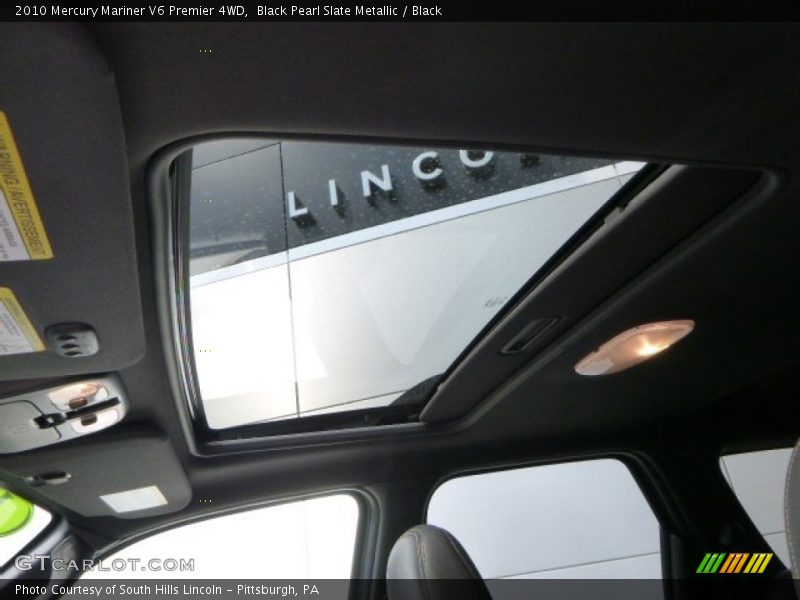 Black Pearl Slate Metallic / Black 2010 Mercury Mariner V6 Premier 4WD