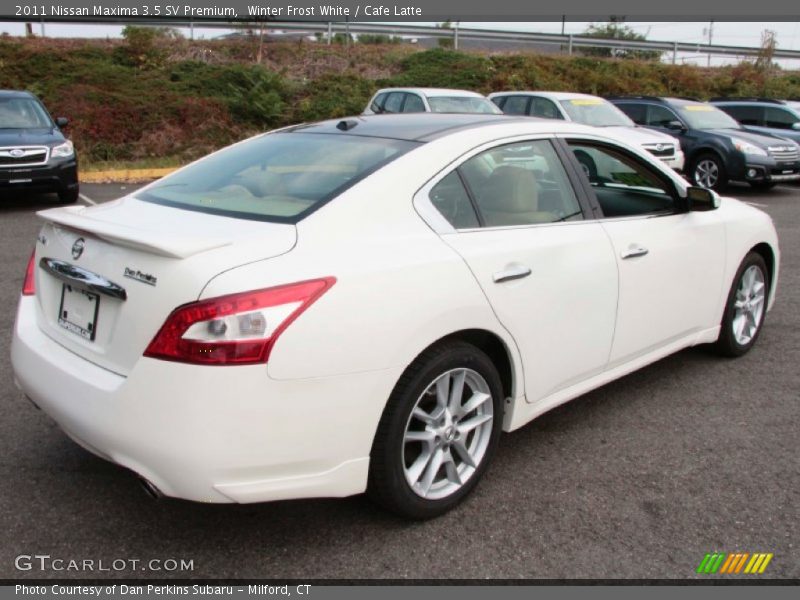 Winter Frost White / Cafe Latte 2011 Nissan Maxima 3.5 SV Premium