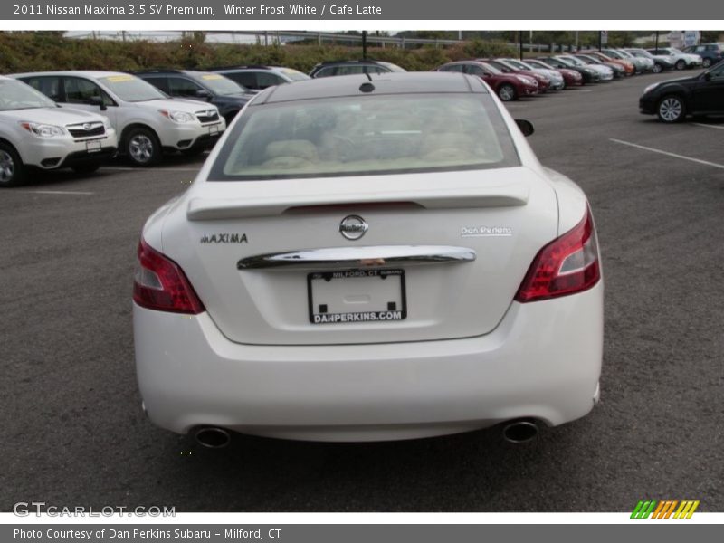 Winter Frost White / Cafe Latte 2011 Nissan Maxima 3.5 SV Premium